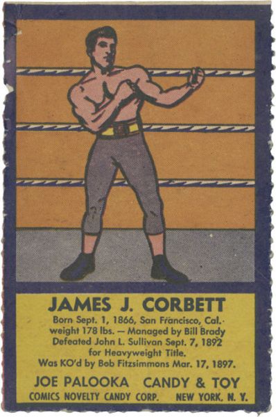 R437 Comics Novelty & Candy James J Corbett